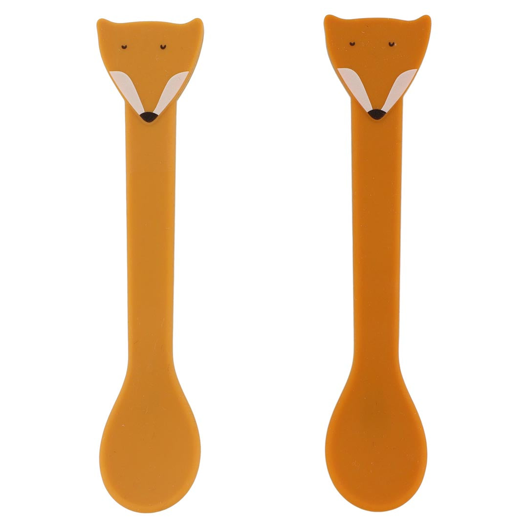 Set 2 cucharas silicona Mr. Fox - Trixie