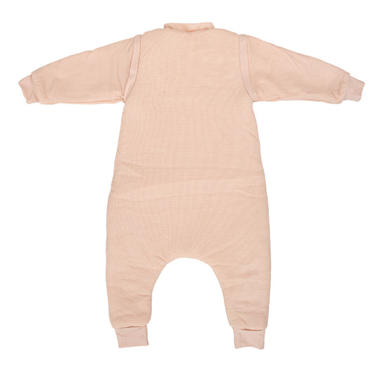 Saco pijama con pies Waffle Rosa - Bimbidreams