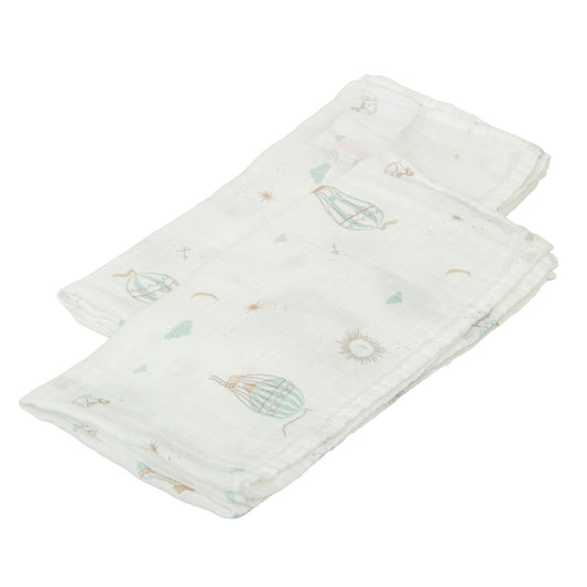 Muselinas Bambú pack 2 Blue Sky - Bimbidreams