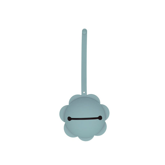 Portachupetes Silicona Flor Light Sage - Tutete