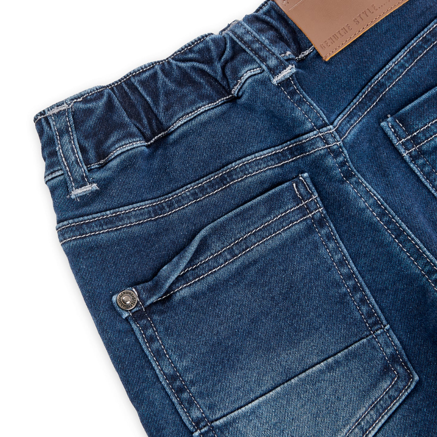 Pantalón denim punto blue básico niño - Boboli