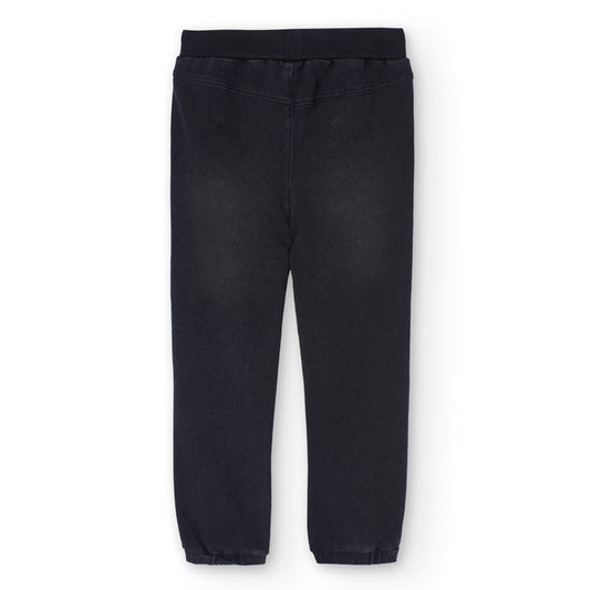 Pantalón denim bolsillos black niño