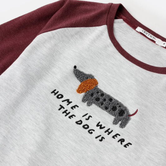 Pijama manga Dogs Home niño - Admas