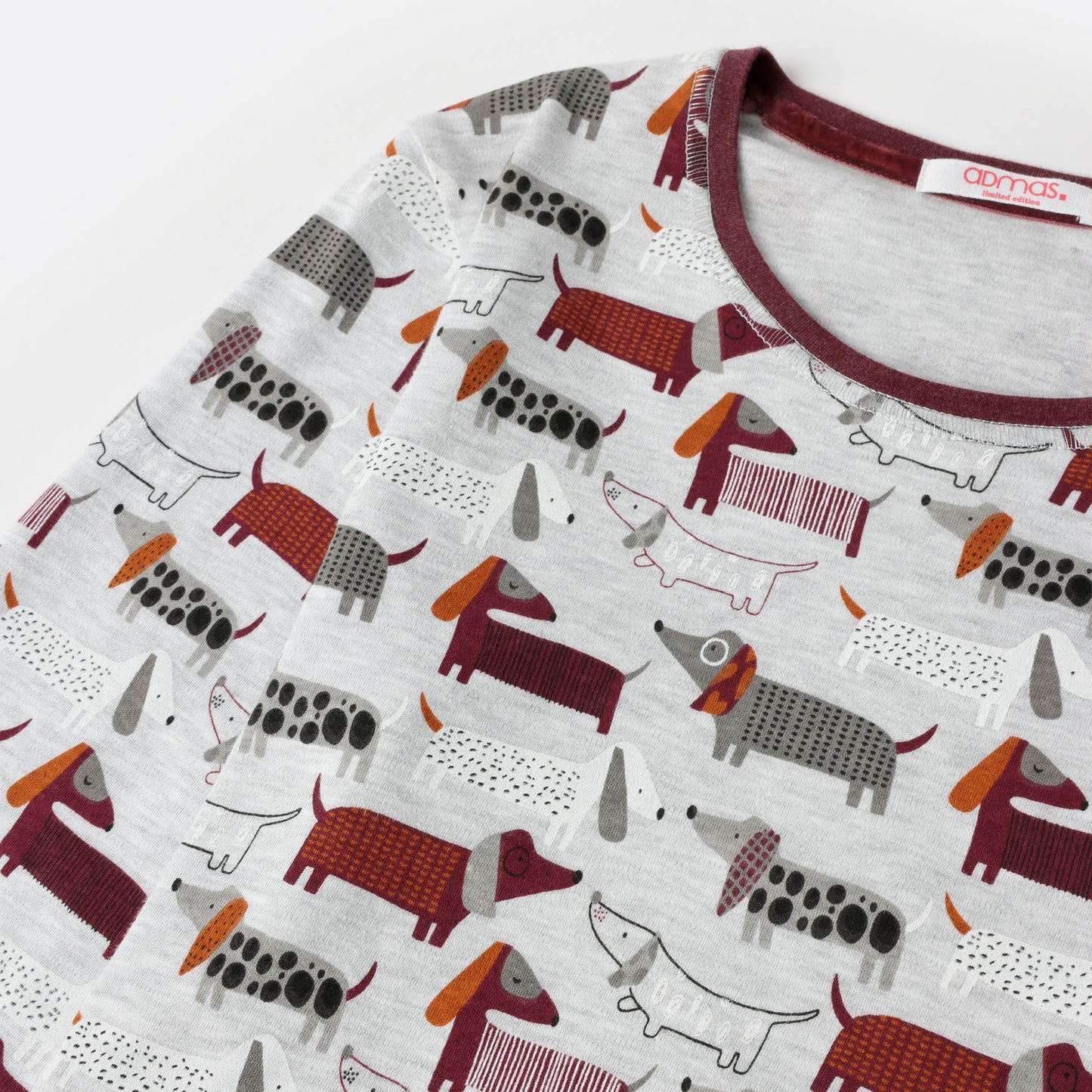 Pijama manga Dogs Home niña - Admas