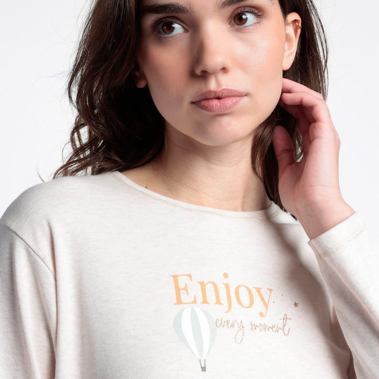 Pijama manga larga Enjoy Every Moments - Admas