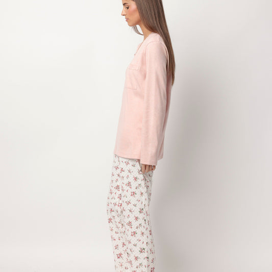 Pijama manga larga Dots and Flowers - Admas