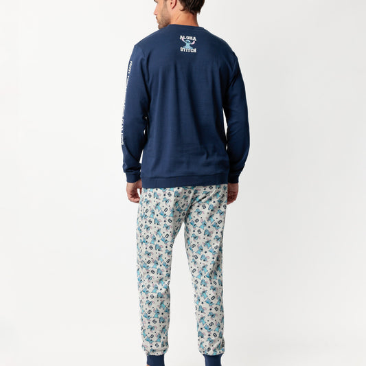 Pijama manga larga Aloha Stitch hombre - Admas