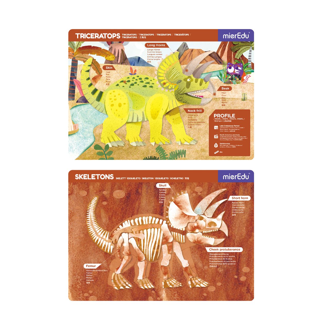 mPad Puzzle Triceratops MierEdu