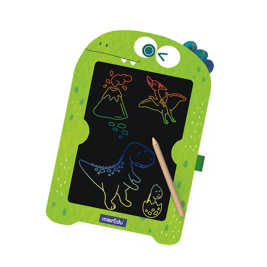 Pizarra de dibujo y escritura LCD Dinosaur MierEdu