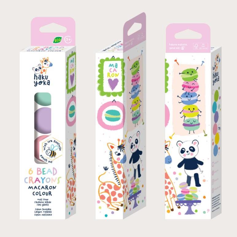 Crayones Perla-Colores pastel Haku Yoka