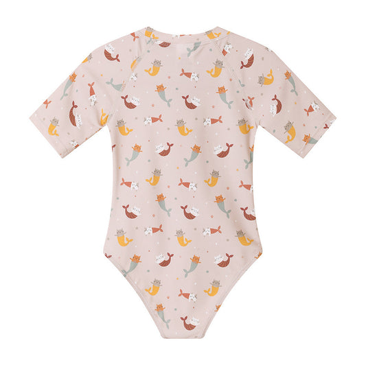 Bañador con Cremallera Mermaid Cats - Monnëka