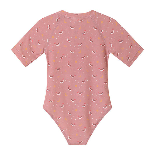 Bañador con Cremallera Whale Pink- Monnëka