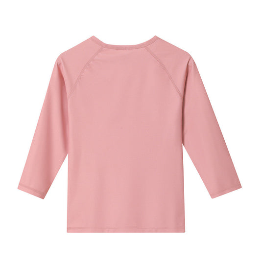 Camiseta Protección Solar Manga Larga Whale Pink - Monnëka