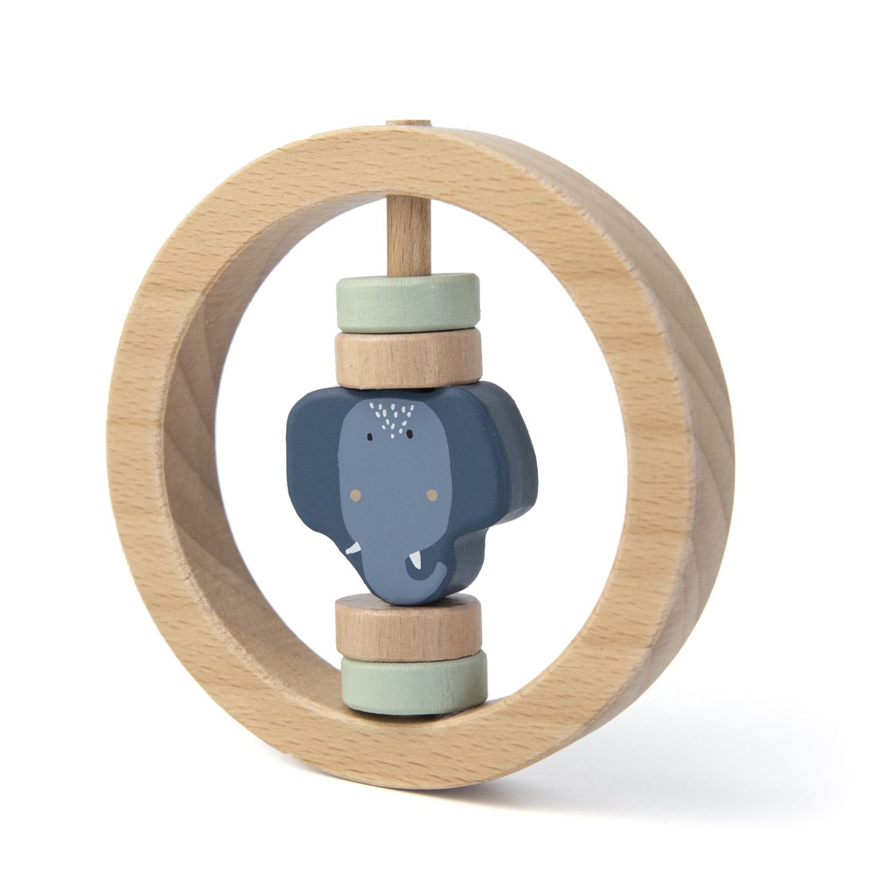 Sonajero redondo de madera Mrs. Elephant - Trixie