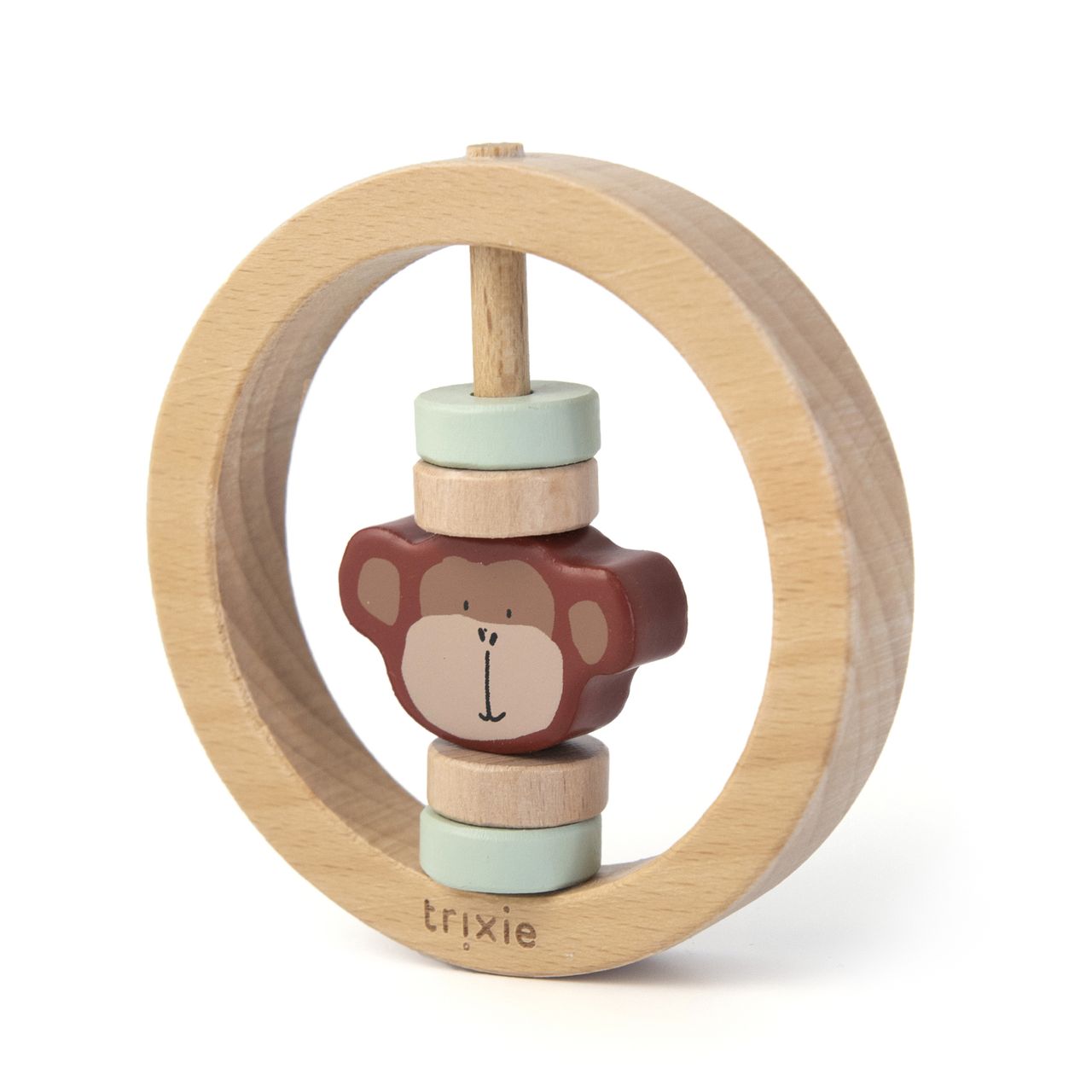 Sonajero redondo de madera Mrs. Monkey - Trixie