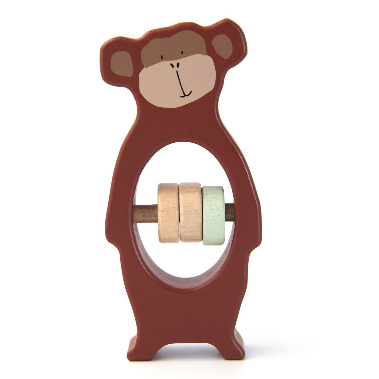 Sonajero de madera Mr. Monkey - Trixie