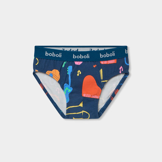 Pack 3 calzoncillos estampado guitarra Slip - Boboli