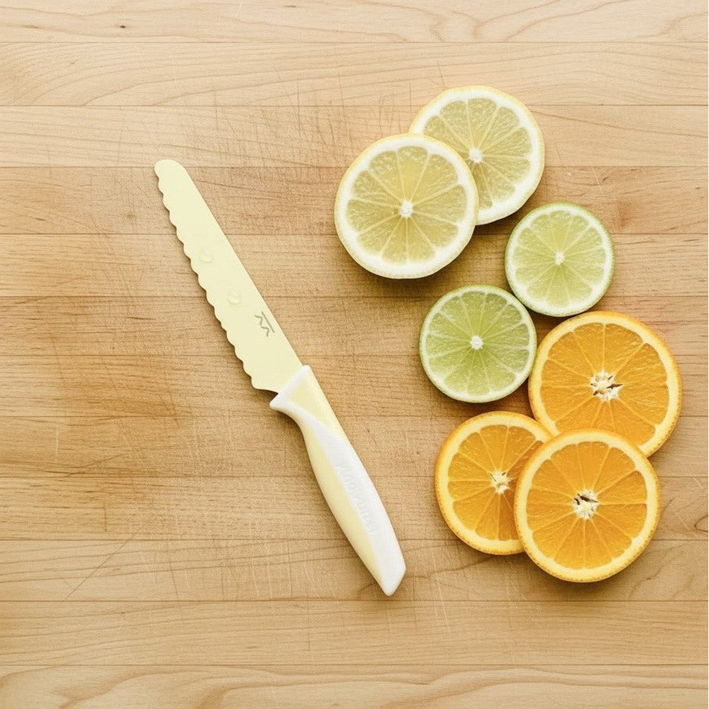 Cuchillo Autonomía Niños Lemon Cream - KiddiKutter