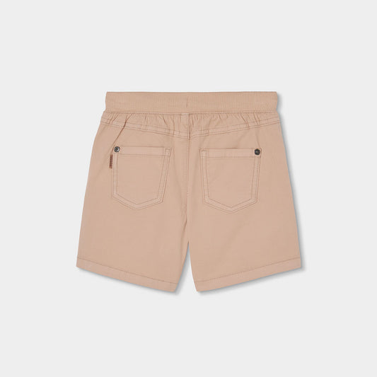 Bermuda algodón elástica niño beige - Boboli