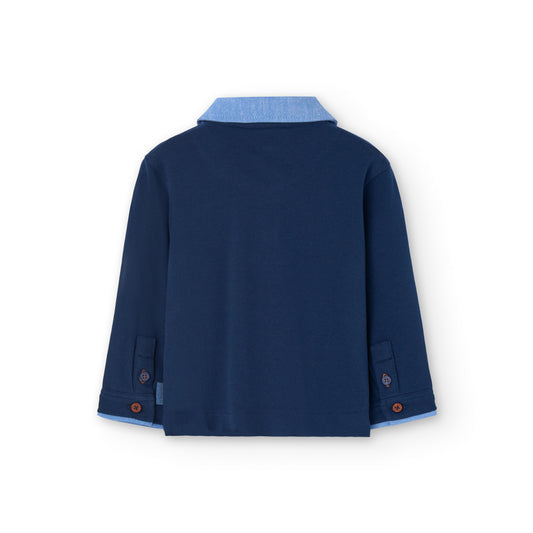 Polo piqué marino Hyde Park - Boboli