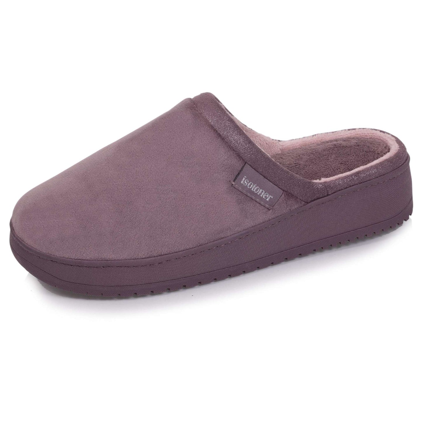 Zapatillas Mujer tacón topo/glitter Isotoner