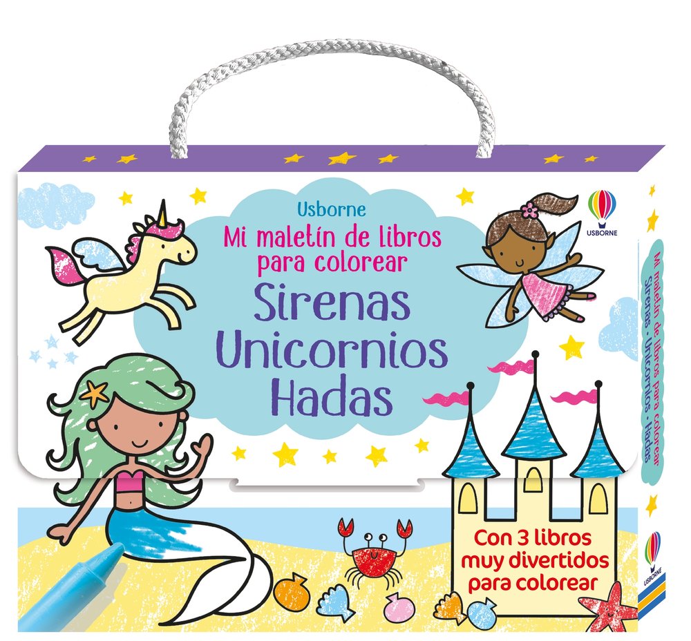Mi maletín para colorear Sirenas - Usborne