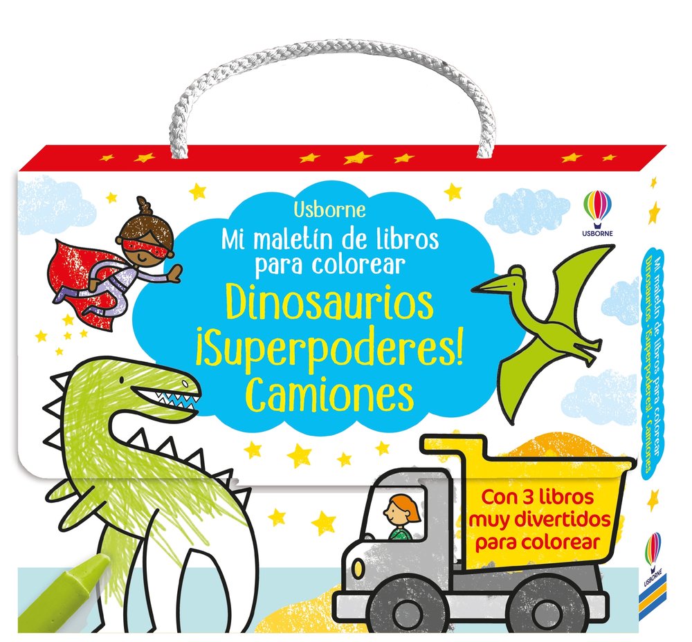 Mi maletín para colorear Dinosaurios - Usborne