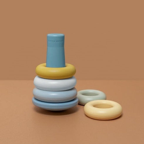 Anillos encajables azul - Little Dutch