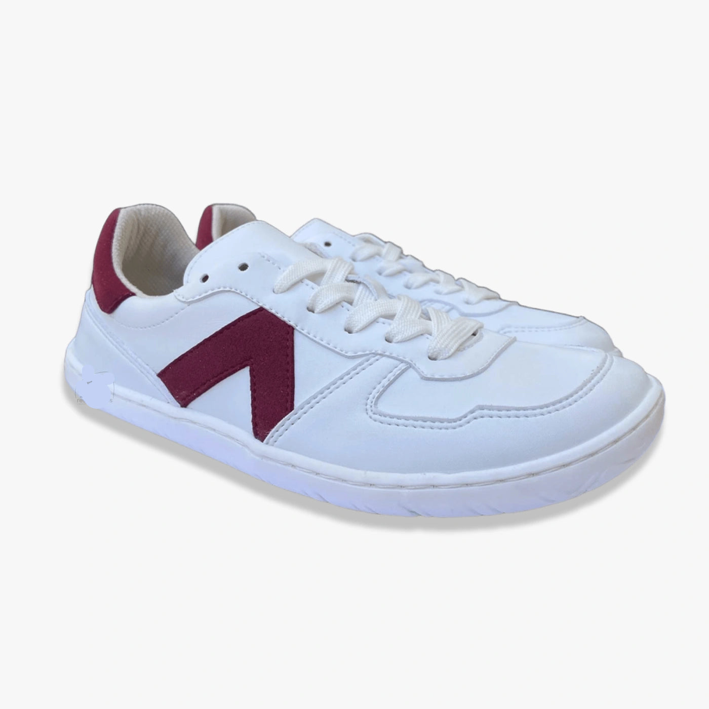 Deportivas Adulto 4389 Micropelle Blanco Suede Cereza - Coqueflex