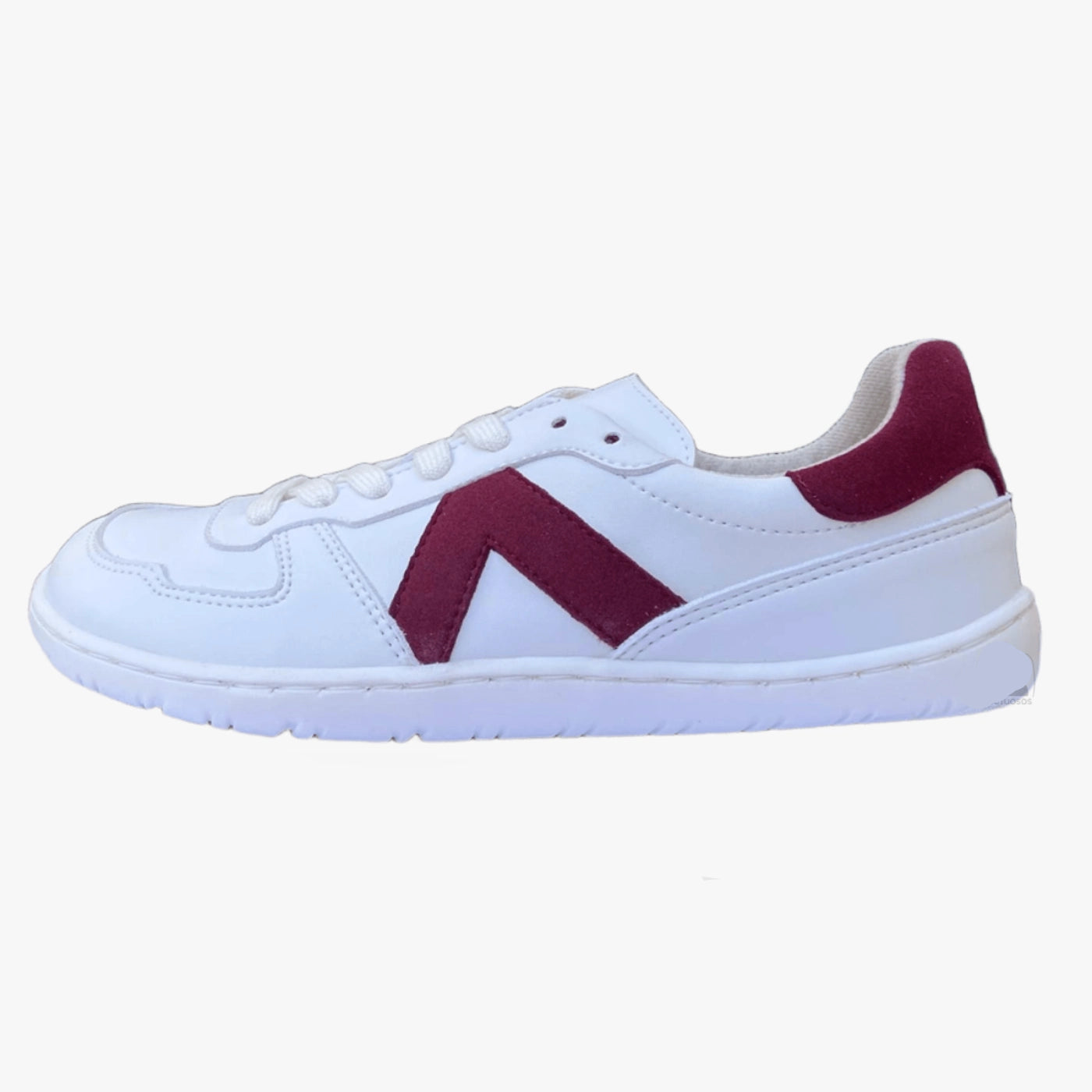 Deportivas Adulto 4389 Micropelle Blanco Suede Cereza - Coqueflex