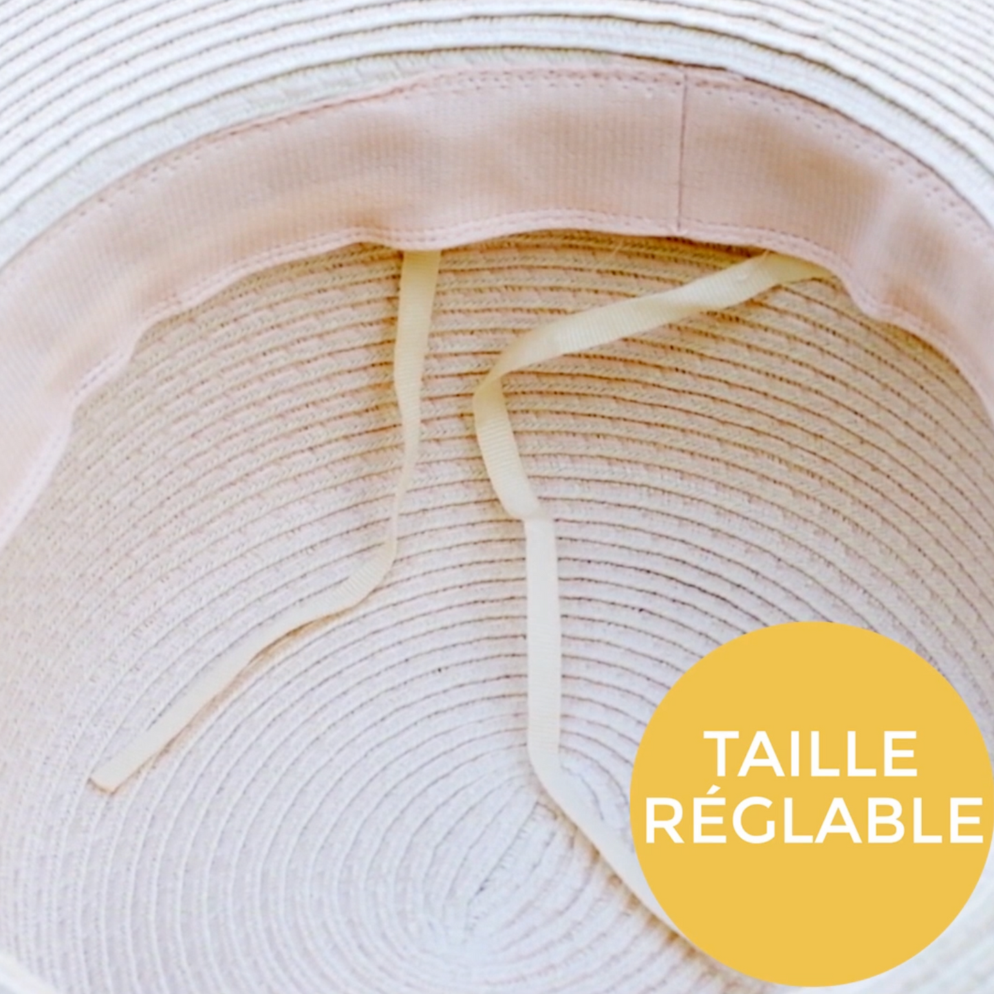 Sombrero Canotier pañuelo azul - Isotoner