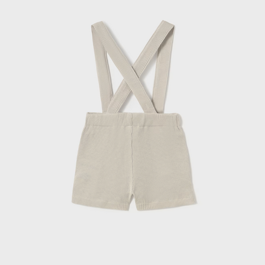 Bermudas con tirantes hueso - Mayoral