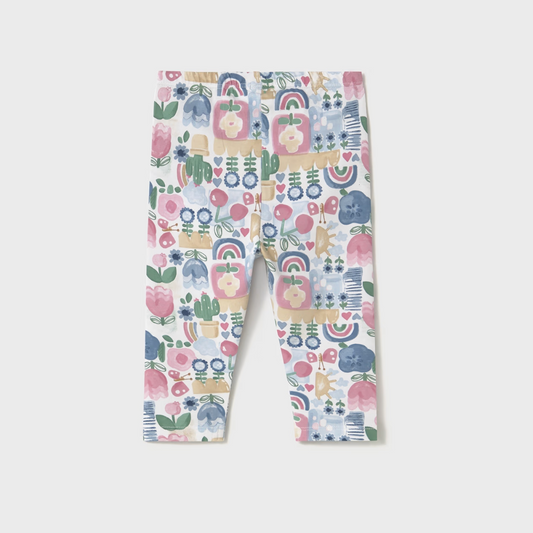 Legging pirata estampado flores - Mayoral