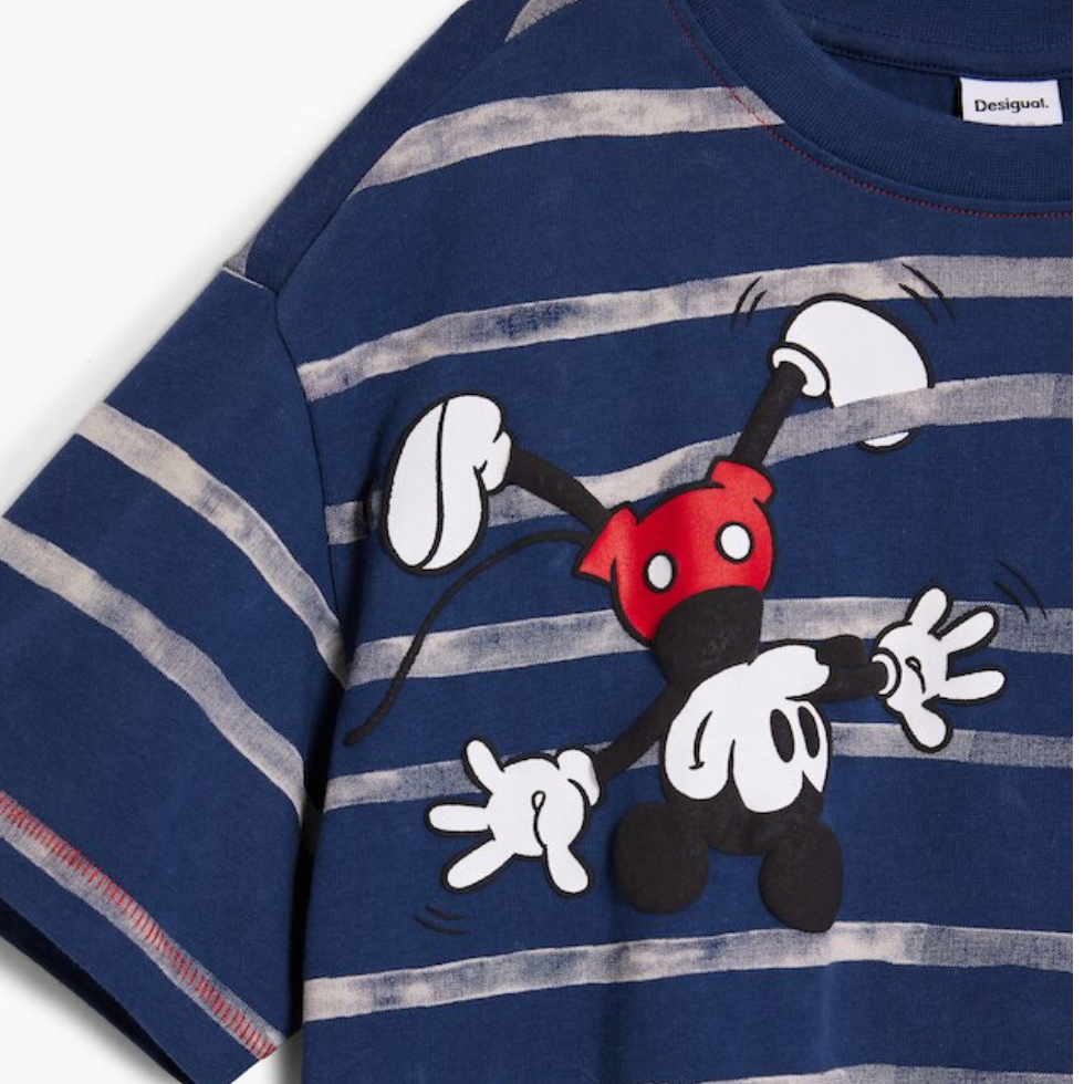 Camiseta rayas Mickey Mouse™- Desigual