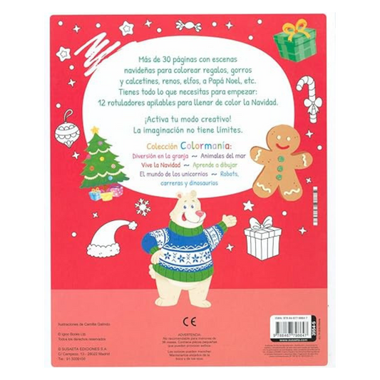 Vive la Navidad ¡Colorea!
