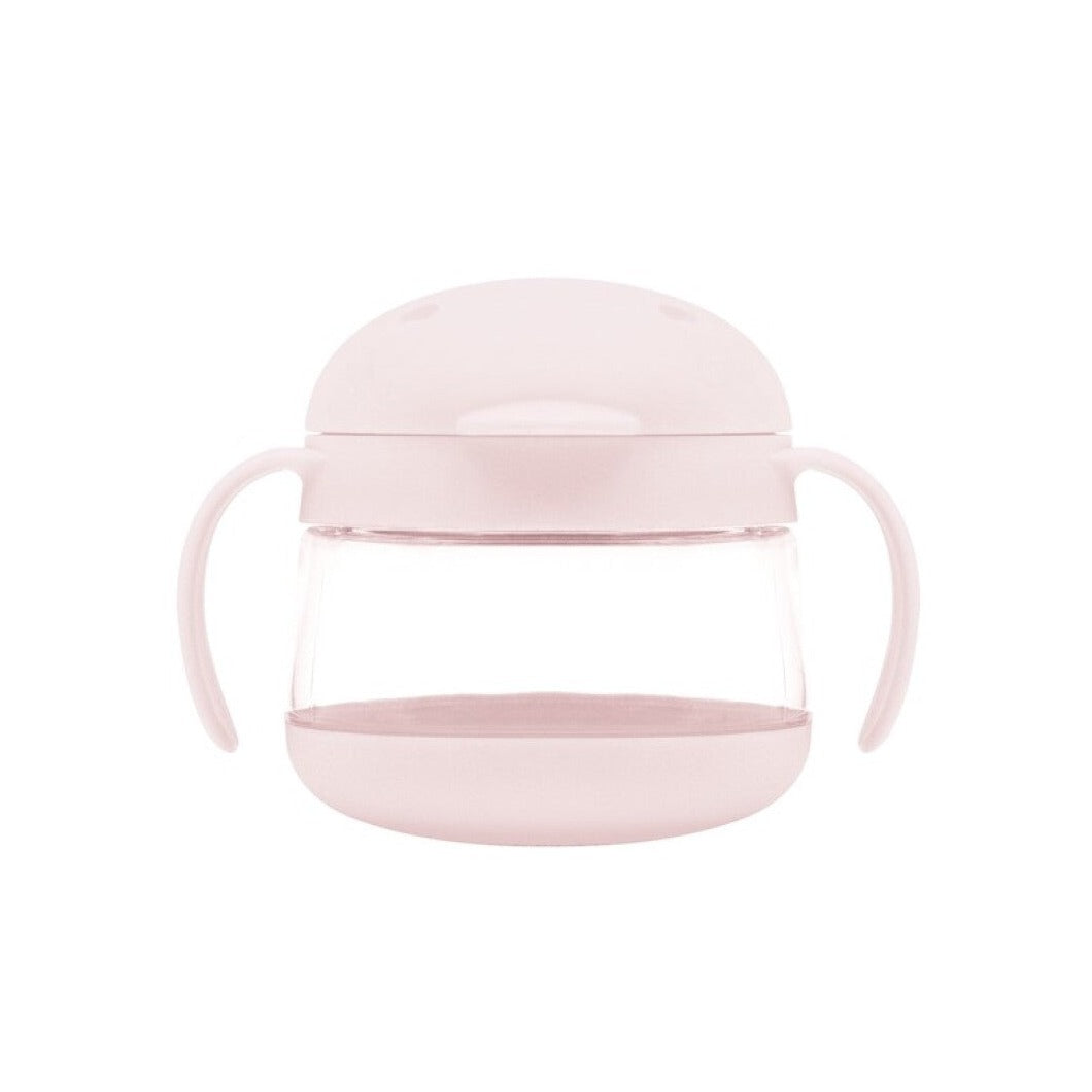 Contenedor de snacks rosa Ubbi