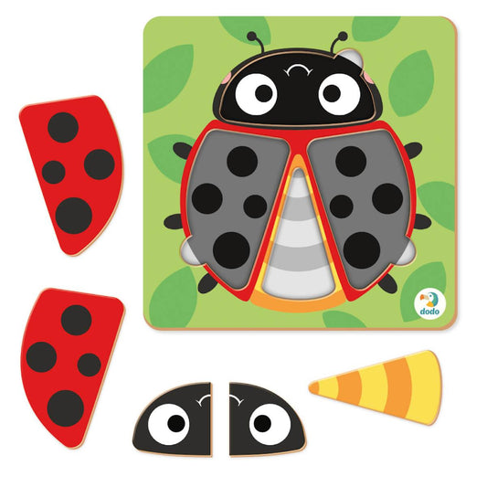 Puzzle encajable mini Mariquita - Dodo