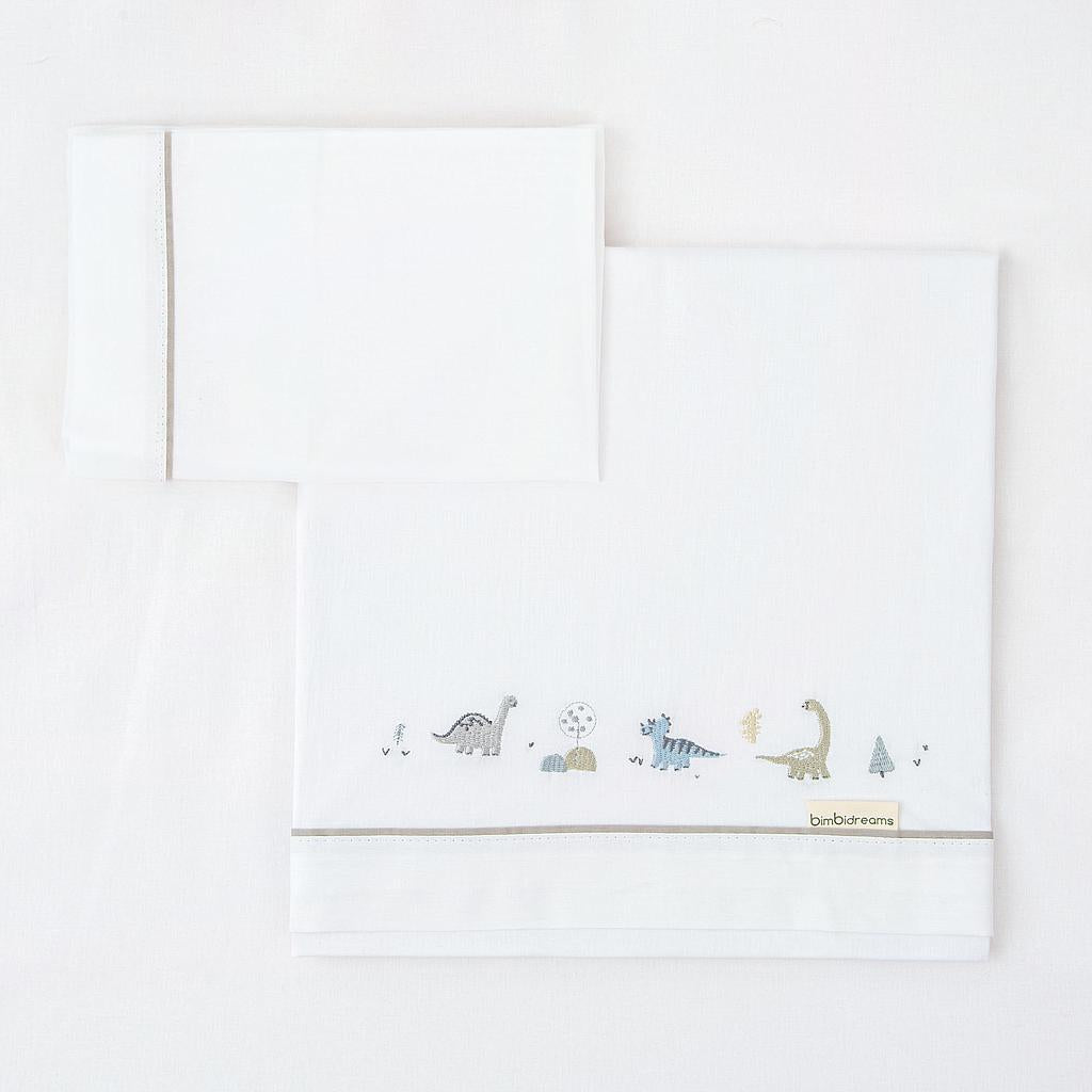 Juego sábanas Trex Cuna - Bimbidreams