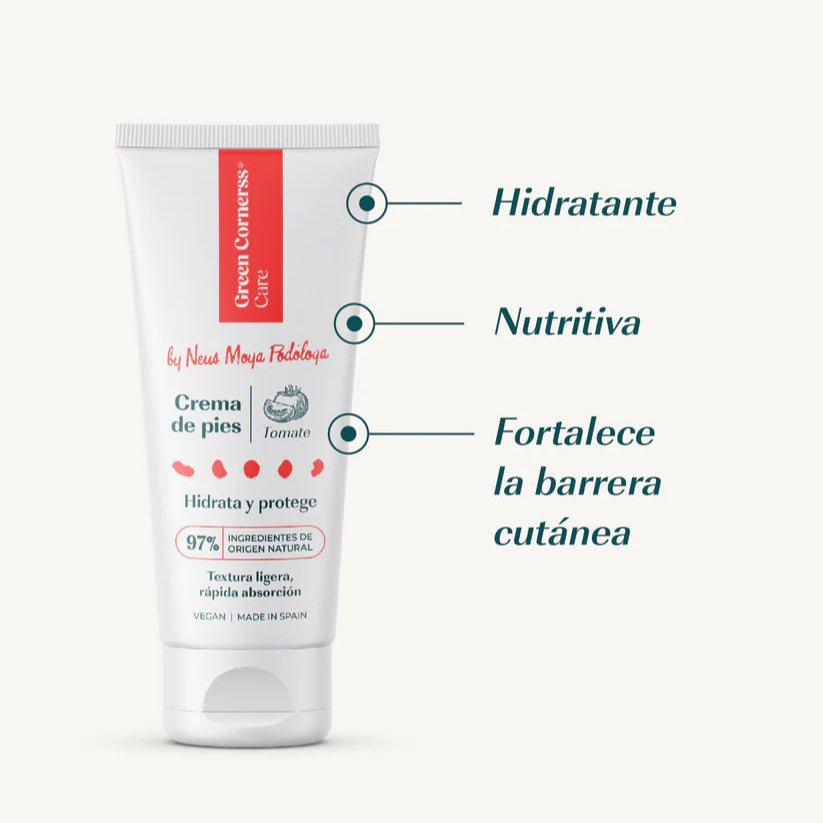Crema de pies de tomate 75 ml - Green Cornerss