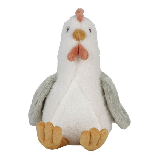 Peluche gallina 17cm Pequeña Granja - Little Dutch