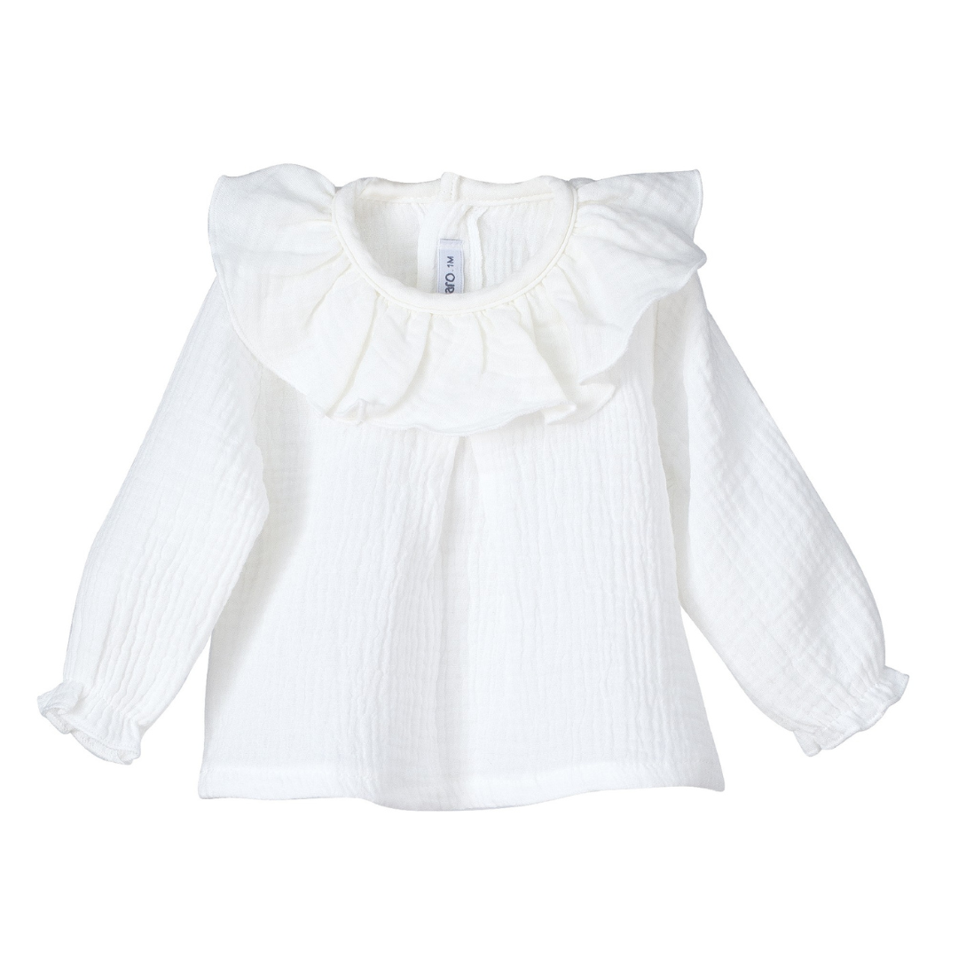 Camisa gasa blanca Kore - Calamaro