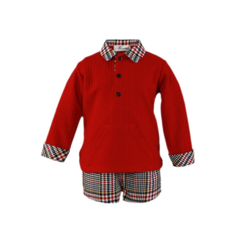 Conjunto bebe rojo - Miranda