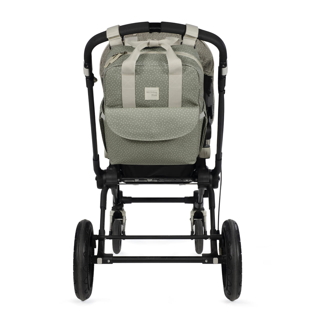 Mochila topito Poppy Musgo - Walking Mum