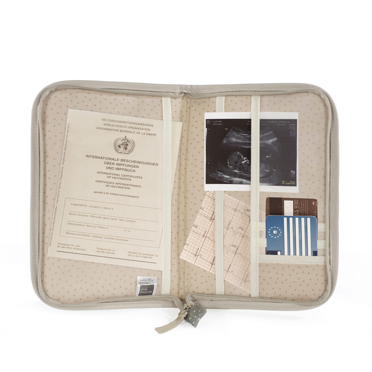 Libro nacimiento topito Poppy Musgo - Walking Mum