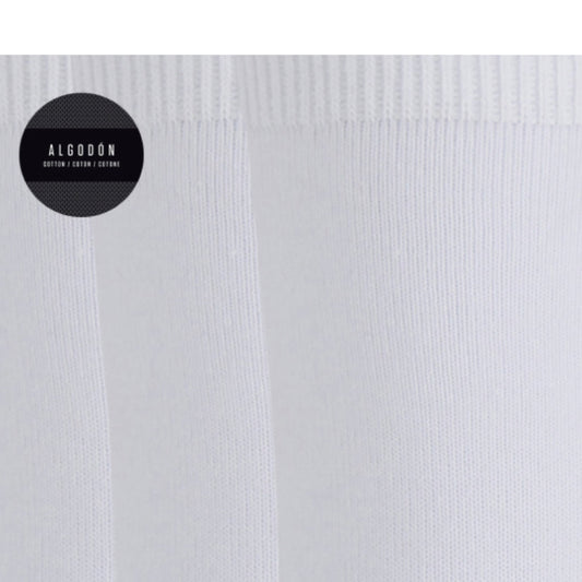 Pack de 3 calcetines blancos de algodón lisos - Basix cortos