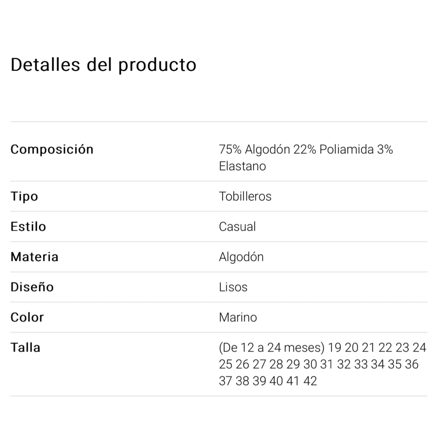 Pack de 3 calcetines de algodón lisos - Basix tobilleros
