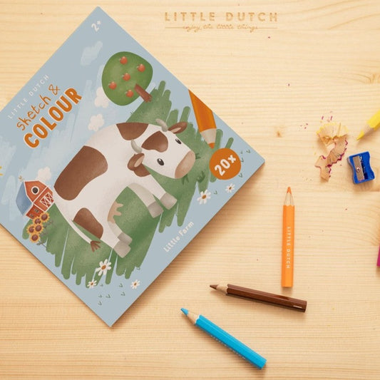 Libro para colorear Pequeña Granja