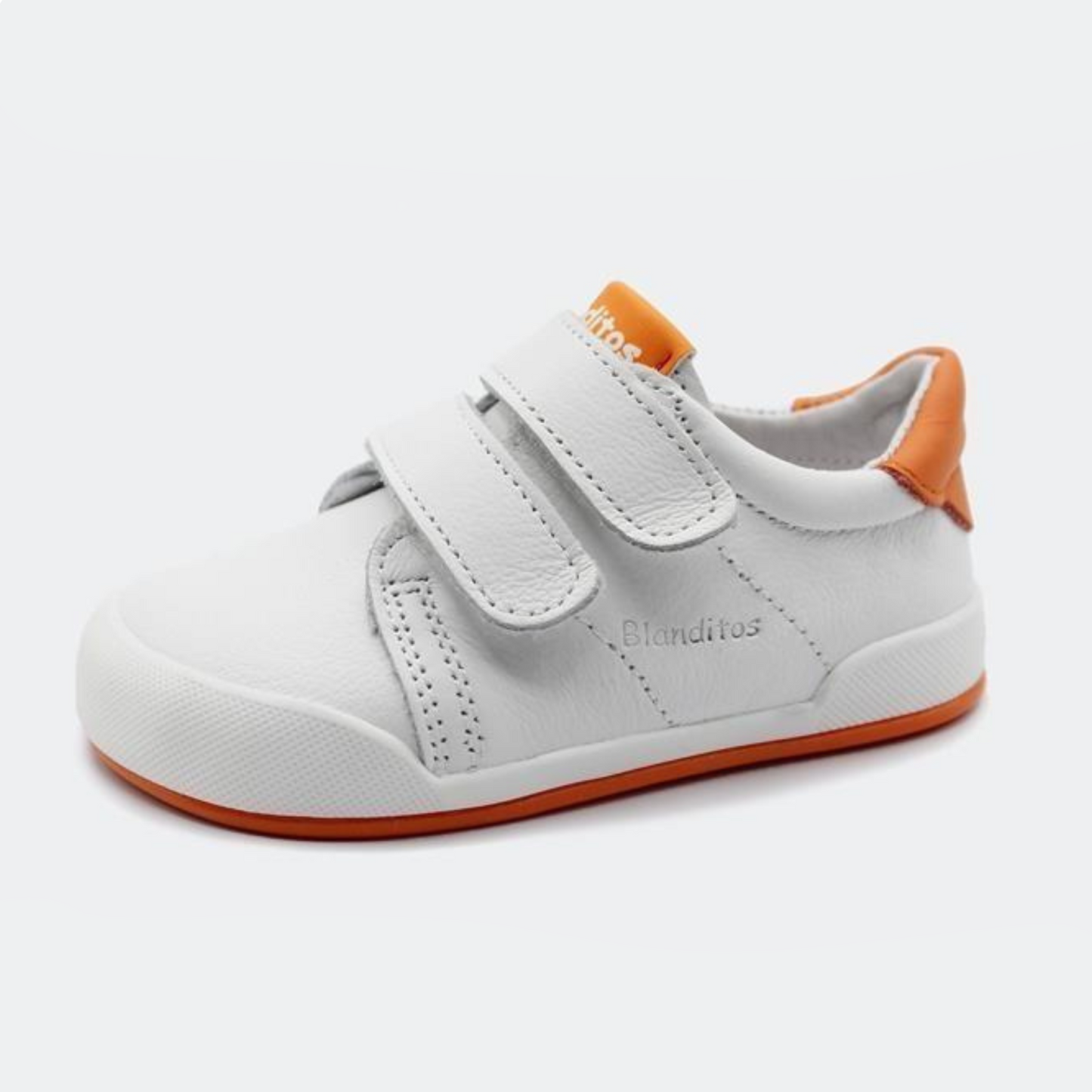Deportivo Barefoot Londres blanco/naranja - Blanditos