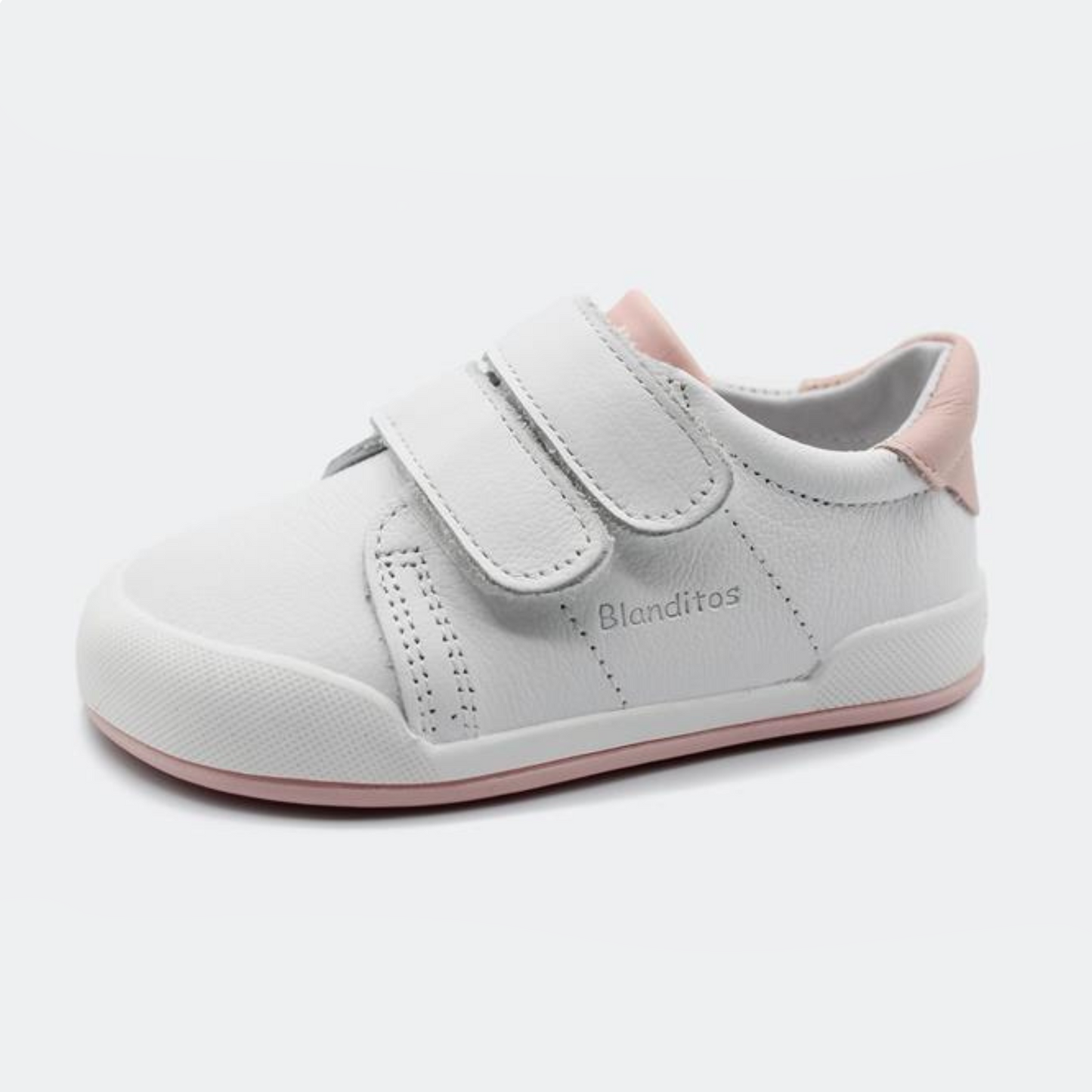 Deportivo Barefoot Londres blanco/rosado - Blanditos