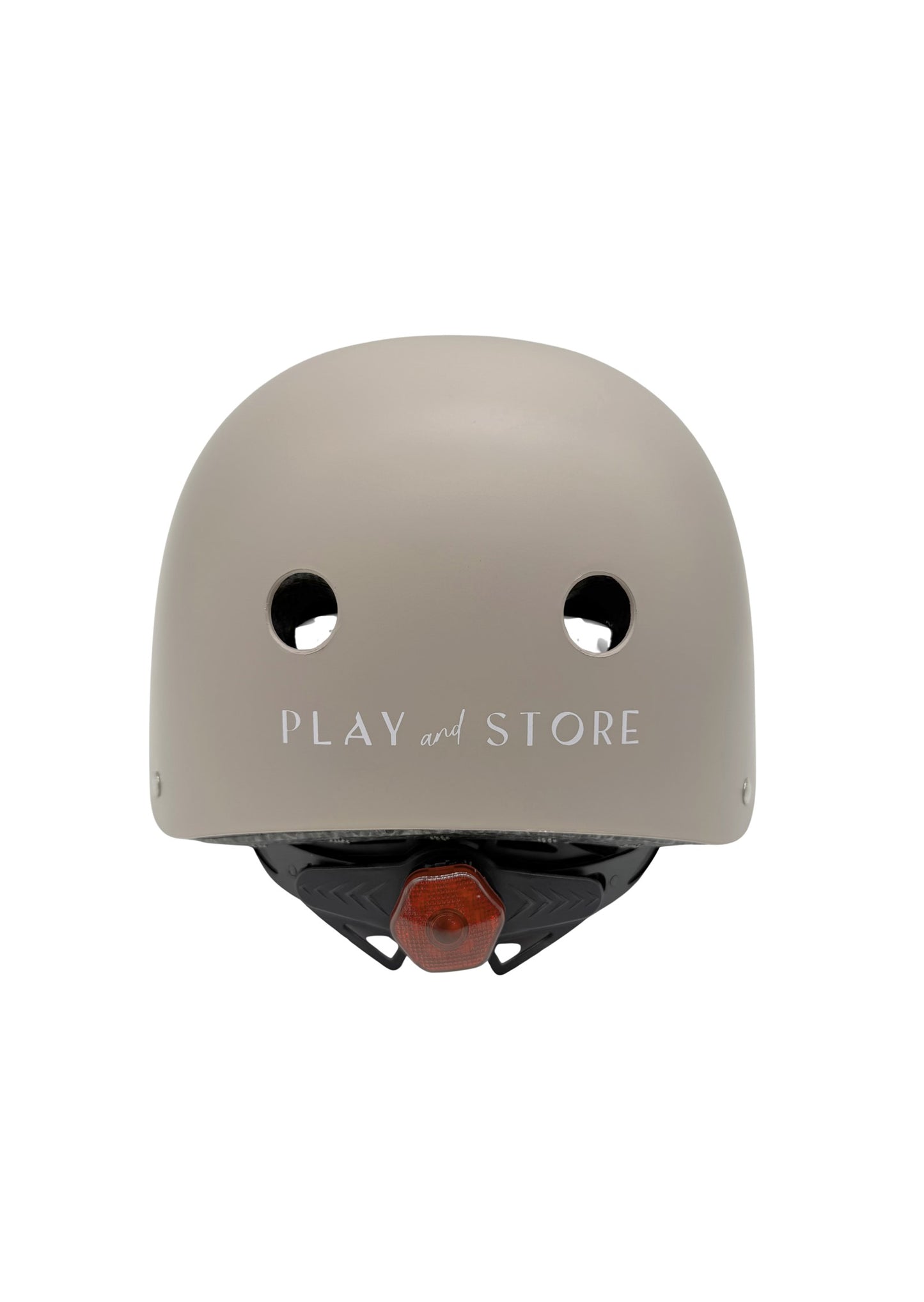 Casco con luz trasera Taupe - Play and Store